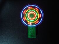 flashing led mini fan