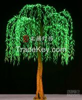 Outdoor decoration led green willow tree Waterproof fashion design willow tree lamp LSQ2048-G