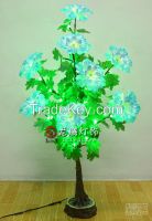 LED Blue flower lighted bonsai MDPZ80