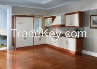 OPPEIN PVC Kitchen Cabinet Wooden Cabinets Guangzhou Export