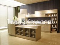 OPPEIN Solid Wood Italy Kitchen Cabinet Luxury Series Cabinets Canton Manufacture