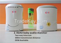 VOX 300m Two way Talk Digital Audio Baby Monitor