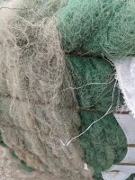 Nylon fishnet wastes scraps