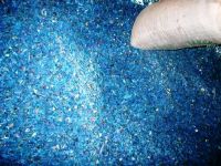 HDPE blue drum wastes scraps regrinds hot washed