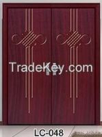 Double wooden door designs