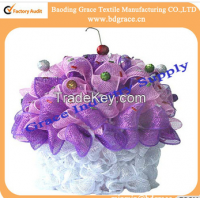 deco mesh wedding arch/flower or gift ribbon mesh