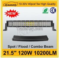 2014 on sale new 21.5inch 120W curved led light bar
