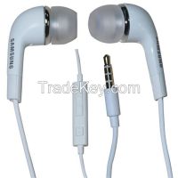 Headphones for Samsung S3/S4/Note2/3 Earphone, with Plastic Earlap and 3.5mm Stereo Plug Earphones