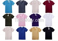 v-neck t-shirts mens custom print