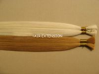 Sell silky straight hair in bulk-colored hair