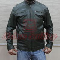 Men Body Fit Leather Jacket USI-8893