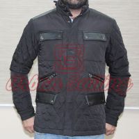 Men Body Fit Textile Jacket USI-9148
