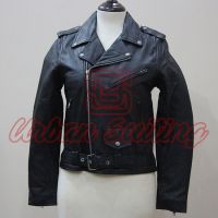 Women Leather Fashion Biker Jacket USI-6037