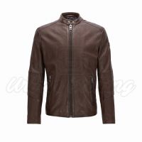 Men Slim Fit Leather Jacket USI-8889