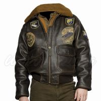 Pilot Vintage Leather Jacket USI-8851