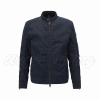 Men Biker Style Textile Jacket USI-9145