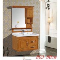 Wood oak bathroom vanity 80cm at with low price