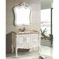 Eco-friendly PVC bathroom floor stand cabinet at 100cm with low price