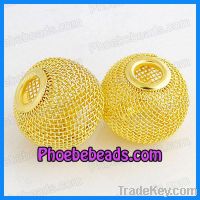 Sell Wire Mesh Ball Beads For Basketball Wives Earrings