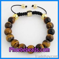 Sell Wholesale Men's Beaded Bracelets PSB160-1