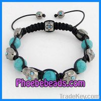 Sell Iced Out Jewelry Crystal Eye Skull Bracelets PSBA35-2