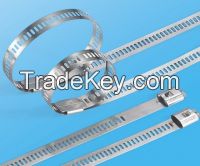 Hot product 18/8 stainless steel cable tie with ladder
