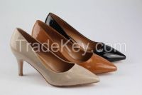 Classic Ladies' dress shoes with PU Upper Nude stiletto