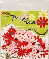 paper flowers with gem