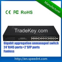 Aggregation Gigabit Switch UK3300-26TA Ethernet network with 24 RJ45 ports 2 SFP port for sale
