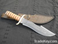 Damascus Hunting Knife