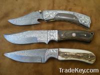 Damascus Hunting Knife