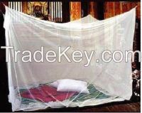 100%polyester long lasting insect treated rectangle/box mosquito net/bar