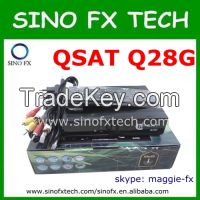 QSAT Q28G hd decoder support S2&T2 COMBO for Africa