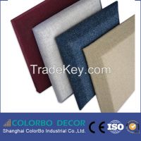 soundproof 3d leather wall panel fiberglass for wall panel decoration