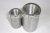 M16 parallel threaded couplers for rebar machenical splicing