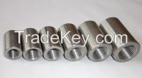M14 parallel threaded couplers for rebar machenical splicing