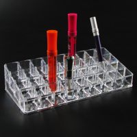 Clear View Acrylic Large Capcity Makeup Cosmetics Organizer Lipstick Display Stand Rack Holder Box Case 36 Compartments