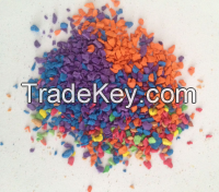EPDM colored rubber granules