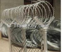 razor wire, concertnia wire, razor wire fence, concertnia razor wire, razor barbed wire(Guanhang wire mesh Co., Ltd)