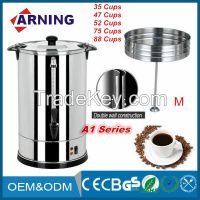 Commercial Coffee Percolating Urn Stainless Steel Coffee Maker Machine