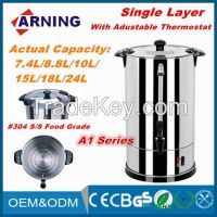 Digital Control Hot Water Urn Electric Water Boiler One-Piece Body Stainless Ste