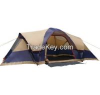 outdoor sports equipment, camping tents, two rooms family tent
