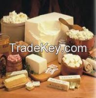 Milk products: spread butter and blends, seed oil and sweet butter