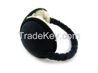 Black Fleece Winter Ear Muffs, Available in Various Colors, Warm and Soft , OEM/ODM Welcomed