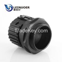 Fast union/joint fitting/gland /connector for plastic corrugated flexible pipe/conduit/hose/tube/tubing