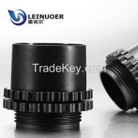 Plastic/nylon union/joint fitting/gland/connector for PVC coated metal  flexible conduit/pipe/hose/tube/tubing
