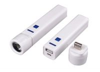 T-226 LED Torch Power Bank 2000 2200 2600mAh convenient power bank