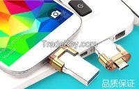 V-80 USB Flash drive Dual USB Smartphone USB Flash Drive  16GB-64GB capacity  , Original High Speed UDP  , USB3.0+MICRO(OTG)  , Smartphone/PC