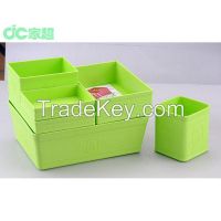 plastic Decorative Storage box multifunction square make-up box jewelry box sundry place box