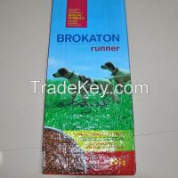 Animal feed packaging bag